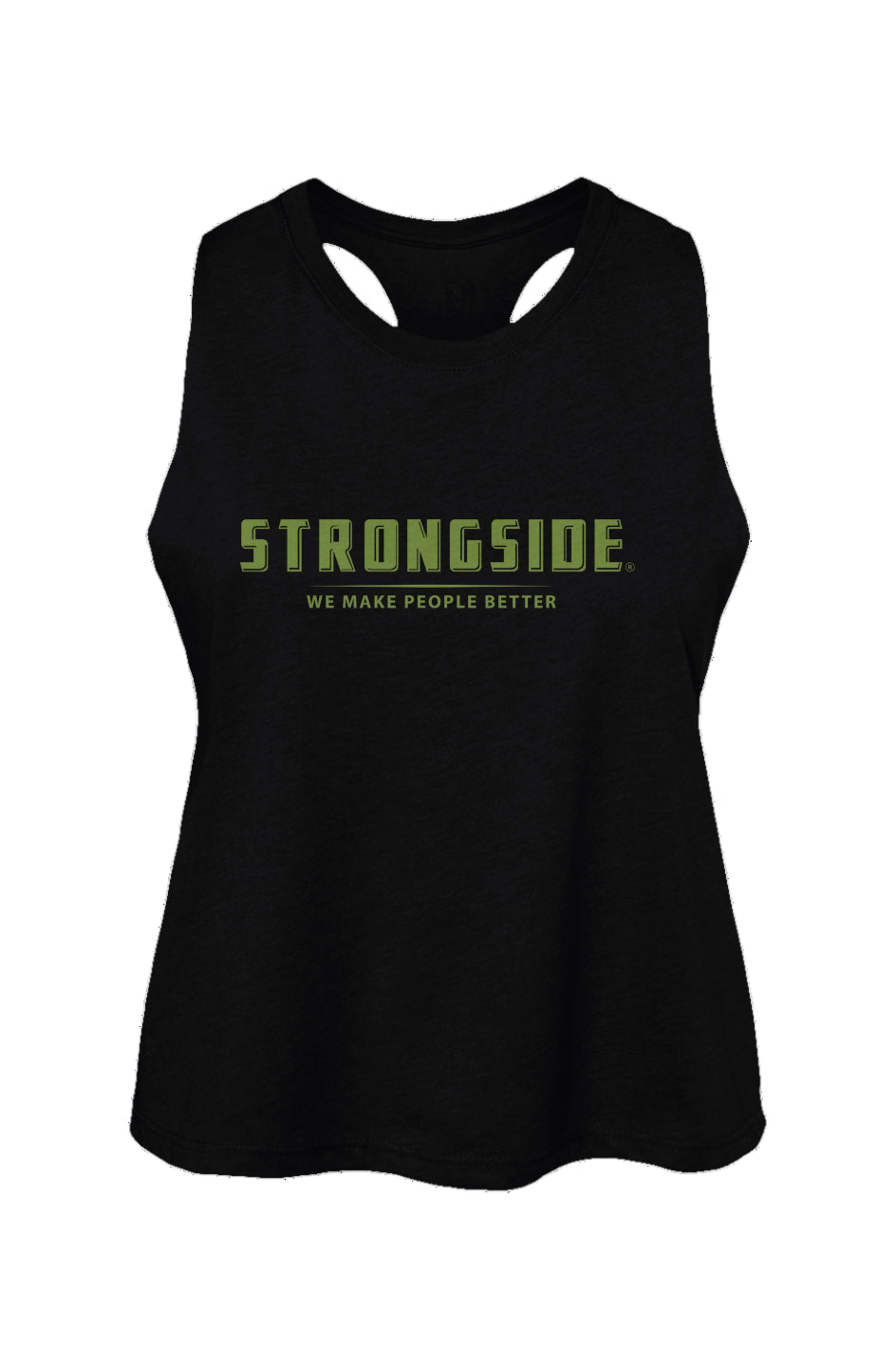 STRONGSIDE® Racerback Cropped Tank