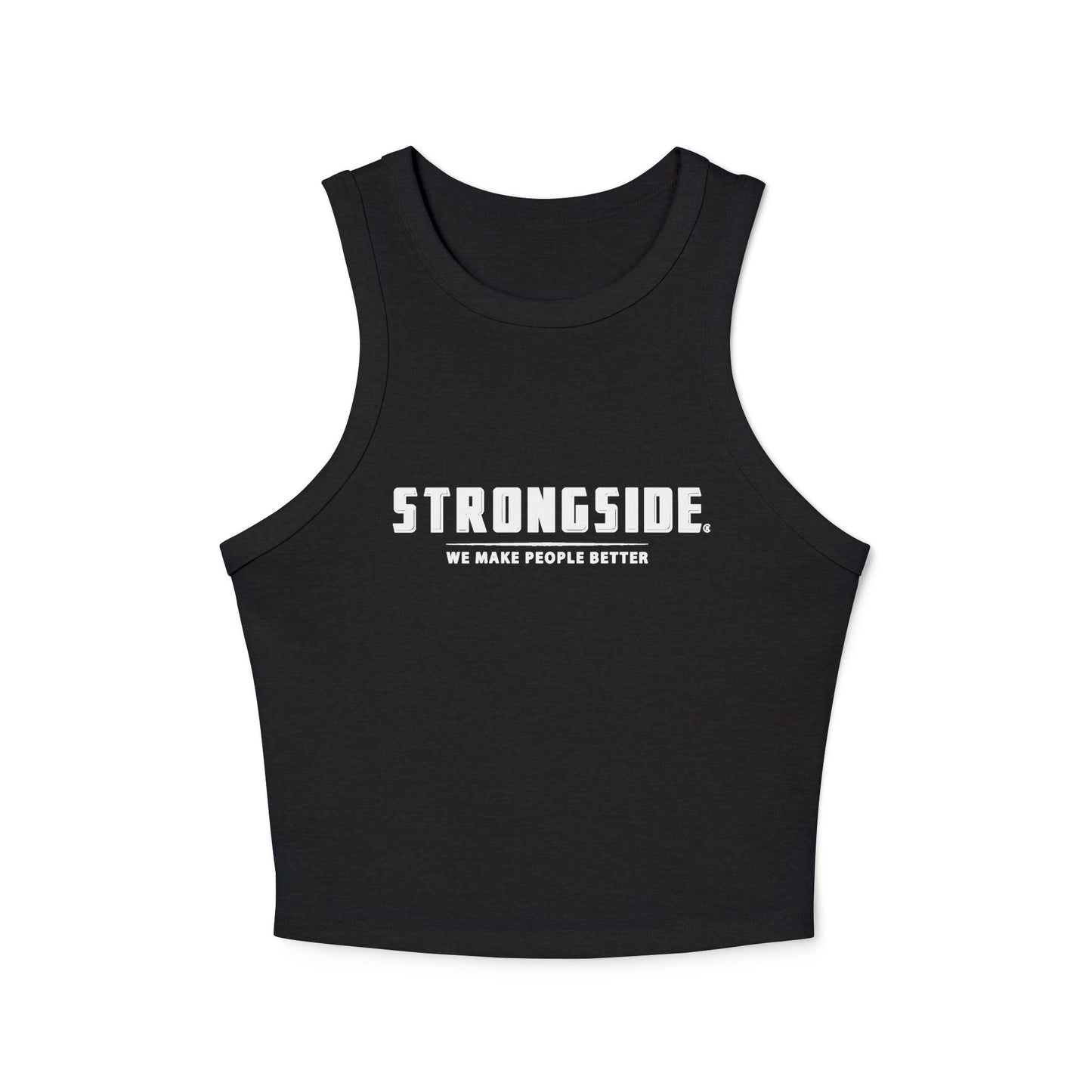 STRONGSIDE Women's Micro Rib Racer Tank Top